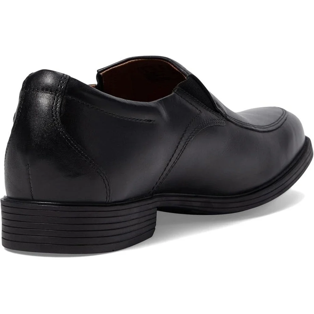 Clarks® (Men's 8.5 WIDE) Whiddon Step™ Slip on Loafer in Black Leather - $120